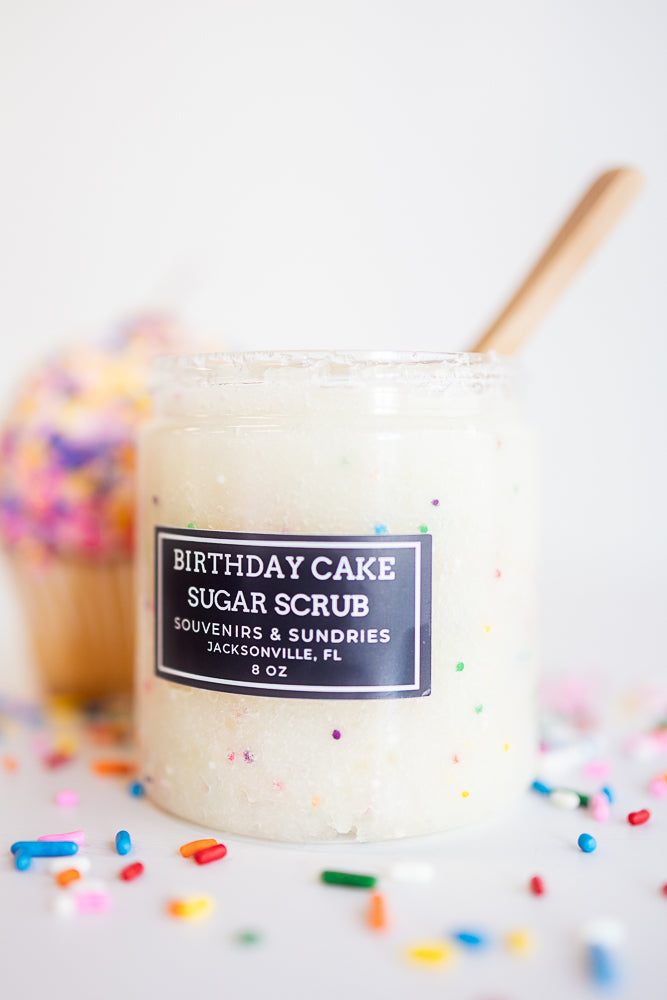 Birthday Cake Sugar Scrub