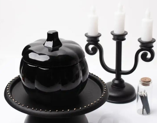 Black Pumpkin Candles