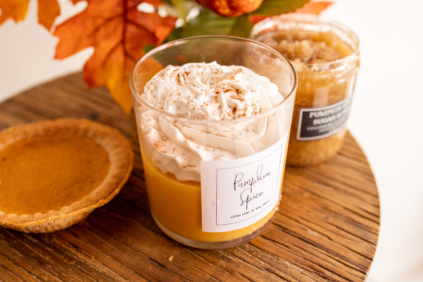 Pumpkin Spice Candle and Pumpkin Spice Scrub Bundle